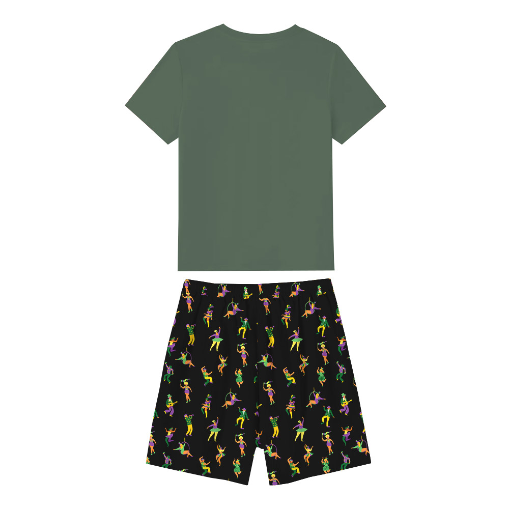 Mardi Gras Theme Louisiana Pajamas Including Plus Size Mardi Gras Theme Louisiana Pajamas Including Plus Size