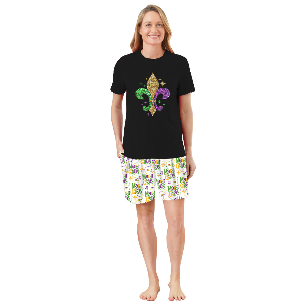 Unique Mardi Gras Fleur De Lis Pajamas Sets Unique Mardi Gras Fleur De Lis Pajamas Sets