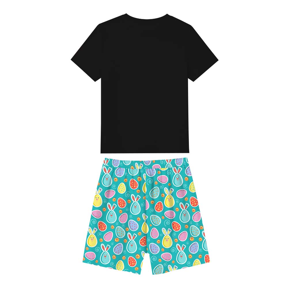 Festive Hunting Crew 2025 Pajamas Short Sets
