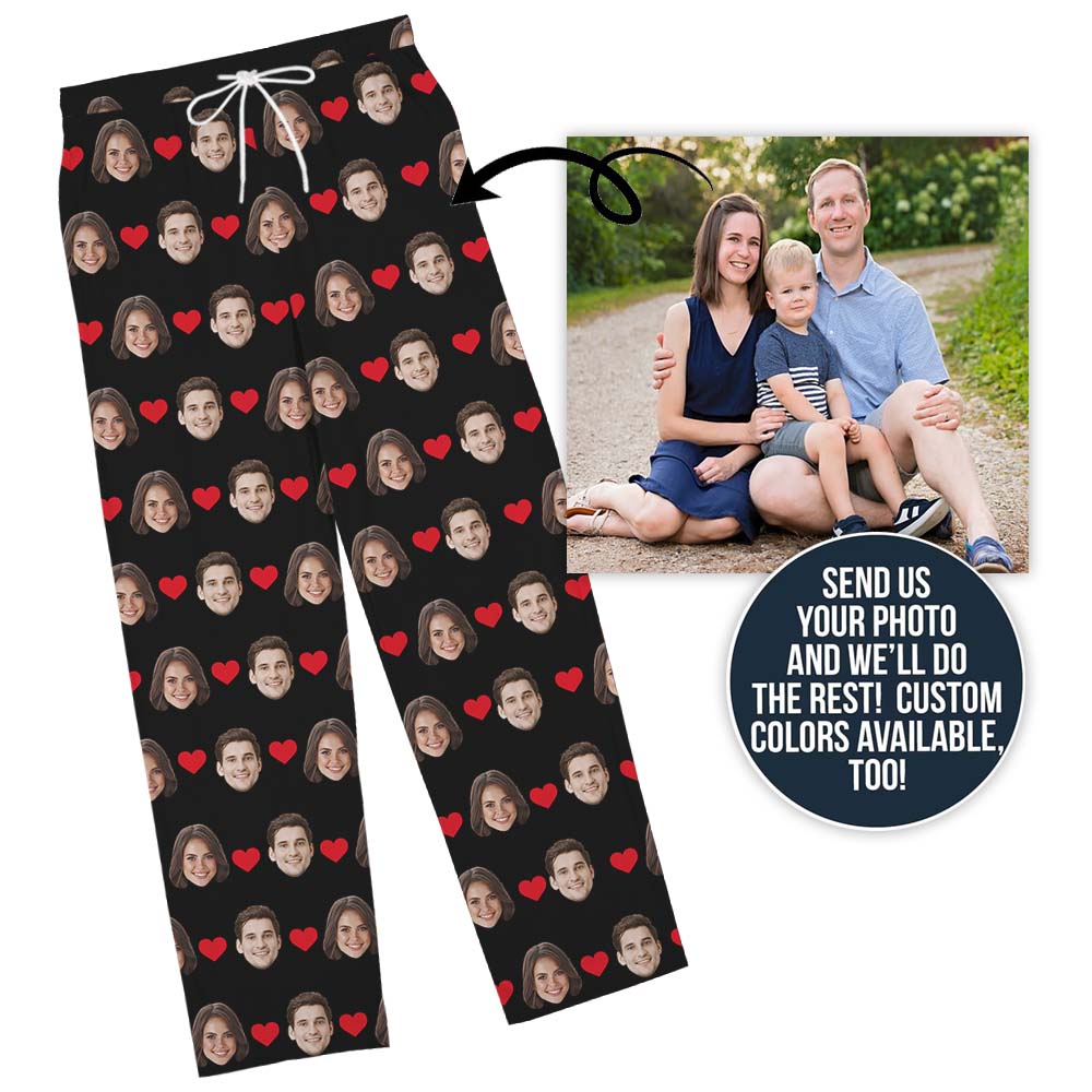 [54 styles] Custom Face Pajamas Pants With Pockets And Drawstring