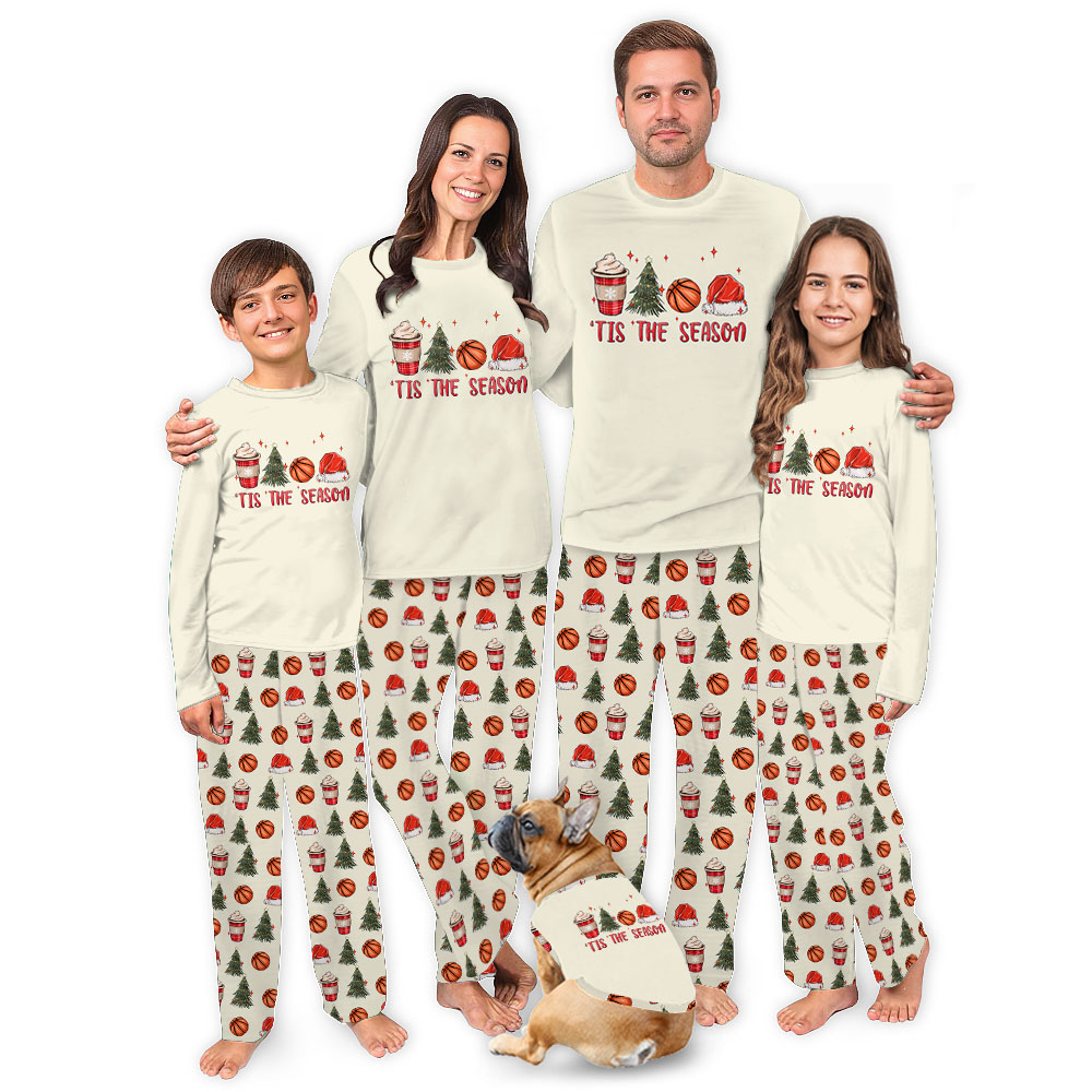 Unique Tis The Season Basketball Pajamas For Xmas Unique Tis The Season Basketball Pajamas For Xmas