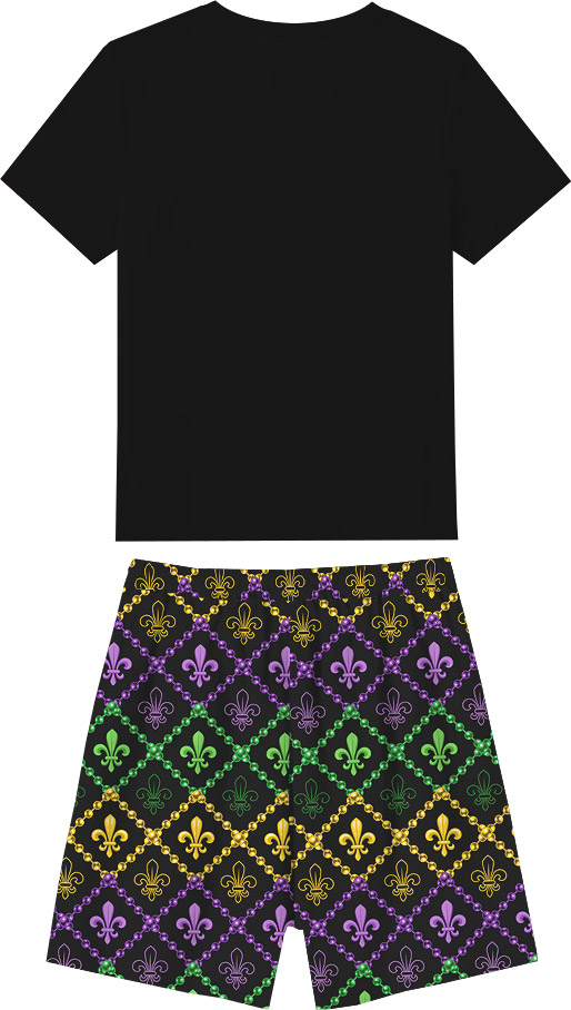 Festive Let the Shenanigans Begin Mardi Gras Pajamas For Adults Festive Let the Shenanigans Begin Mardi Gras Pajamas For Adults
