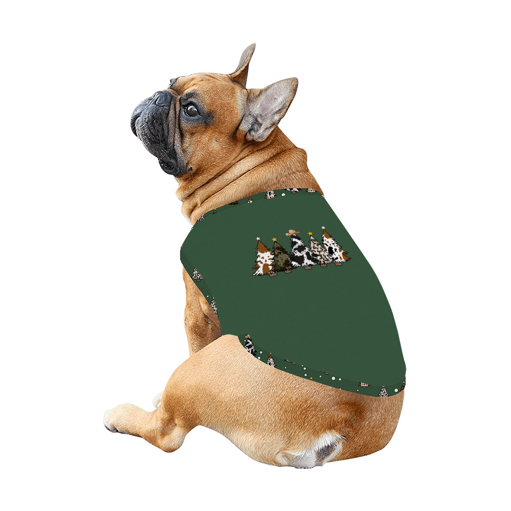 Unique Country Themed Cowhide Christmas Tree Pajamas Green Unique Country Themed Cowhide Christmas Tree Pajamas Green