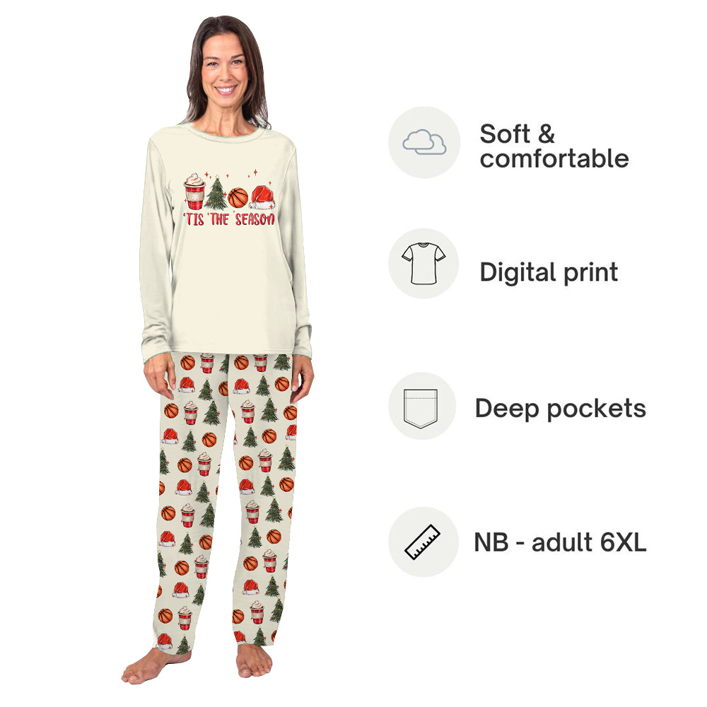 Unique Tis The Season Basketball Pajamas For Xmas Unique Tis The Season Basketball Pajamas For Xmas