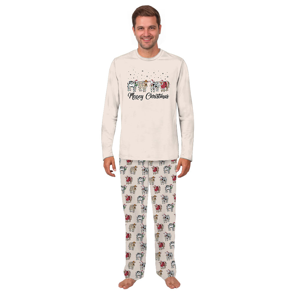 Fun Mooey Christmas Cow Jammies Tops And Pants Fun Mooey Christmas Cow Jammies Tops And Pants