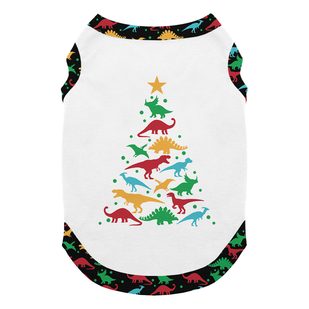 Festive Dinosaur Christmas Tree Pajamas For Family Red Black Festive Dinosaur Christmas Tree Pajamas For Family Red Black