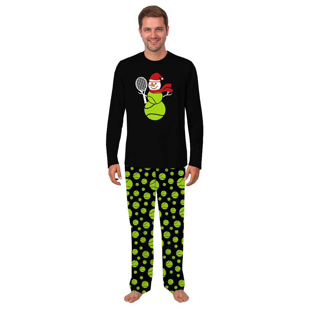 Festive Snowman Tennis Pajamas For Christmas Festive Snowman Tennis Pajamas For Christmas