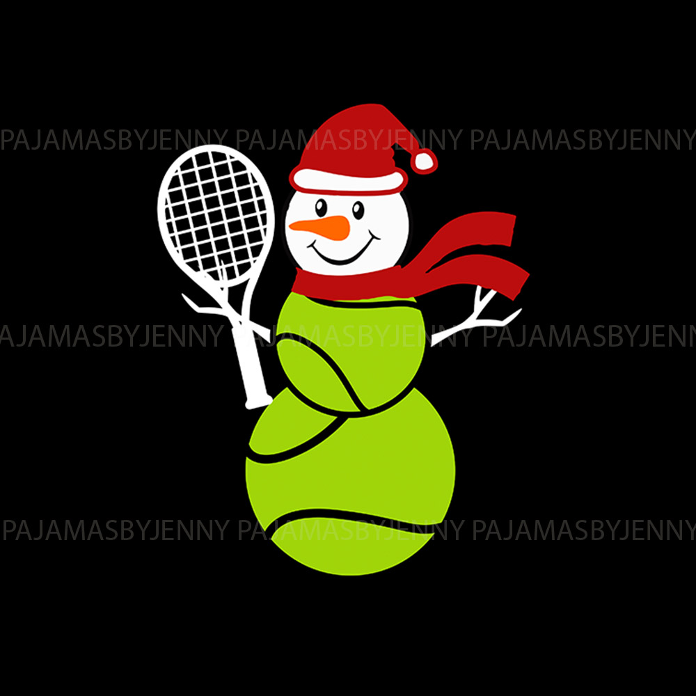 Festive Snowman Tennis Pajamas For Christmas Festive Snowman Tennis Pajamas For Christmas