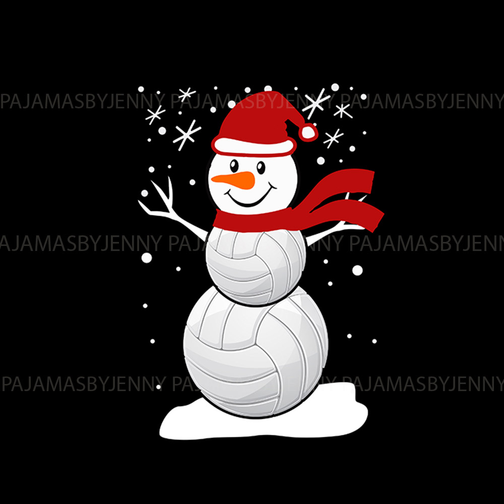Cute Snowman Volleyball Christmas Pajamas Sets Cute Snowman Volleyball Christmas Pajamas Sets