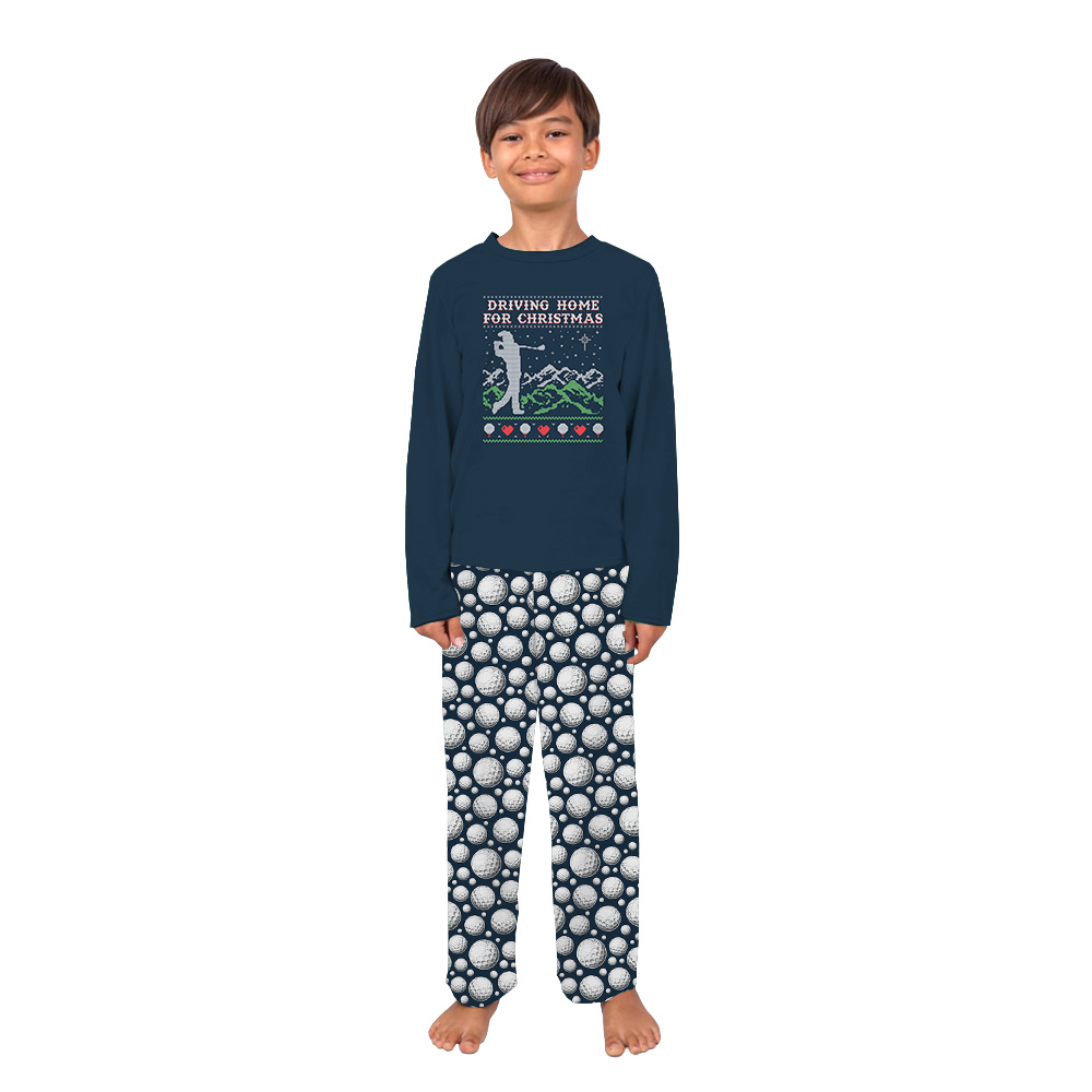 Funny Golf Pajamas Saying Driving Home For Christmas Funny Golf Pajamas Saying Driving Home For Christmas
