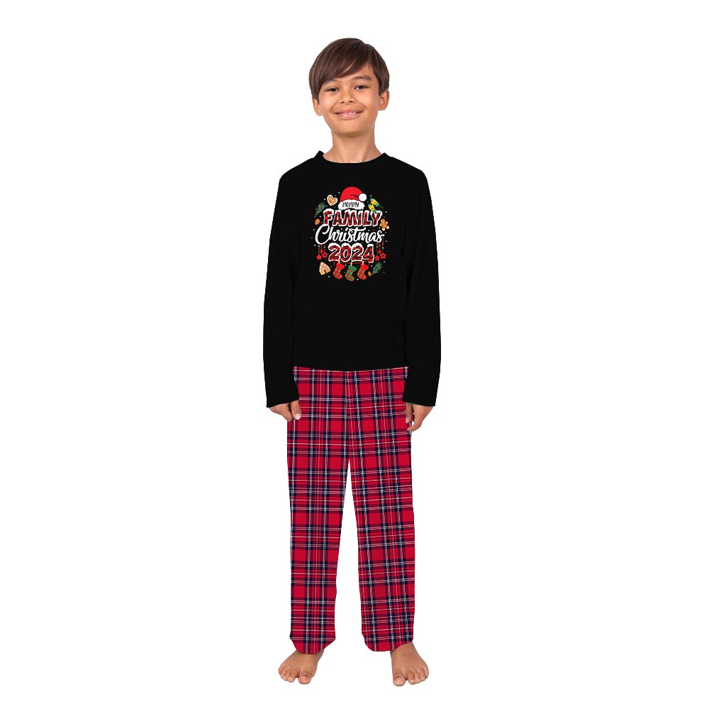 Customizable Family Christmas 2024 Pajamas For Adults and Kids Customizable Family Christmas 2024 Pajamas For Adults and Kids