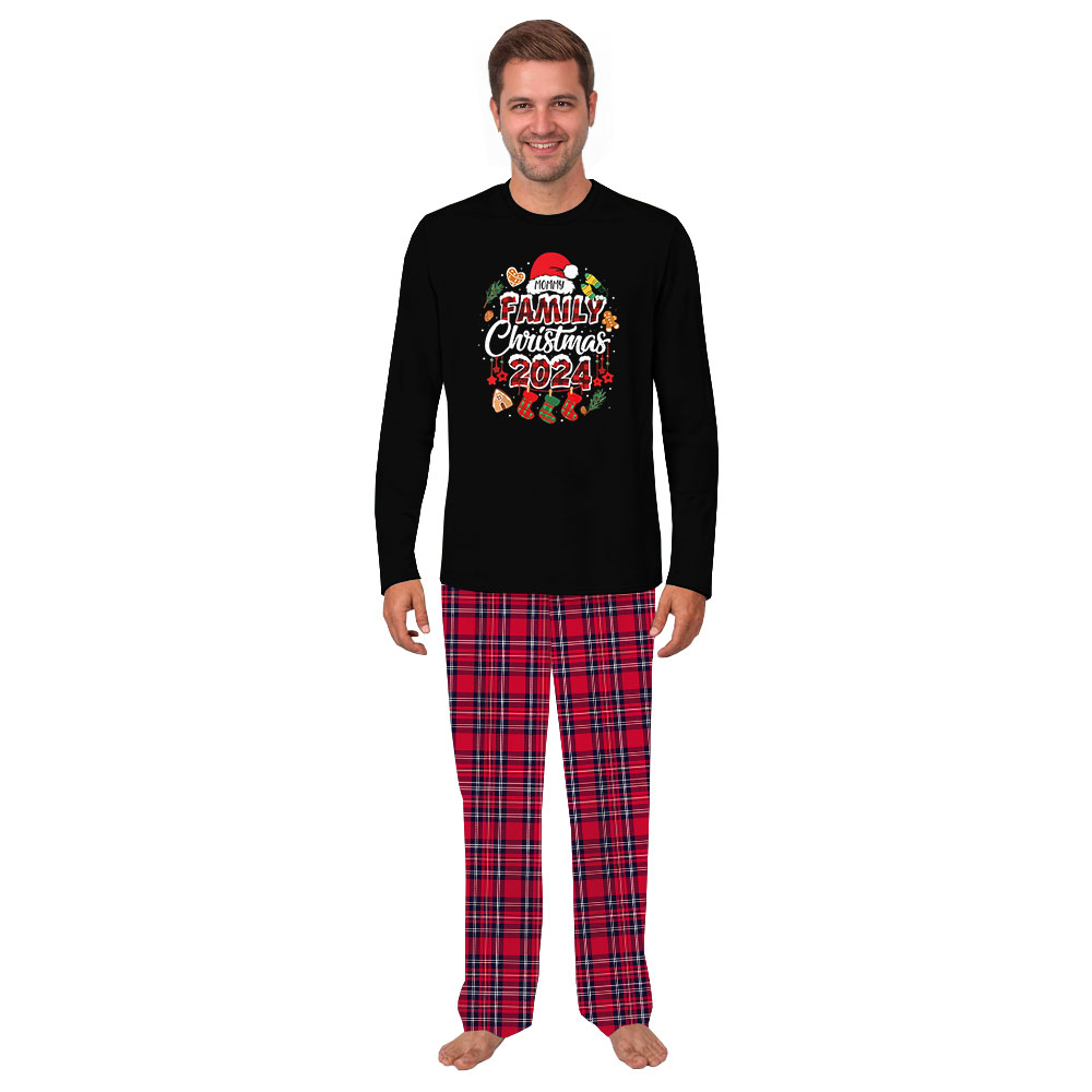 Customizable Family Christmas 2024 Pajamas For Adults and Kids Customizable Family Christmas 2024 Pajamas For Adults and Kids