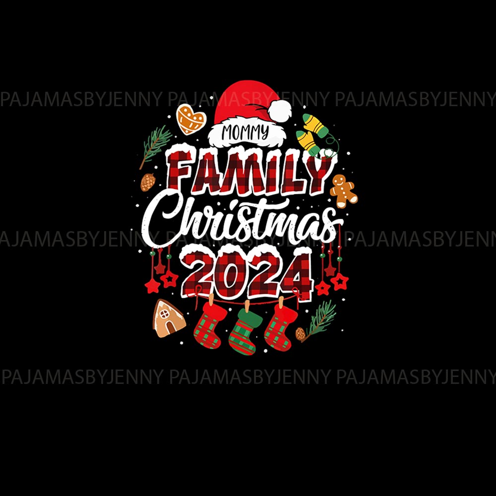 Festive Customizable Family Christmas 2024 Matching Pajamas With Dog Festive Customizable Family Christmas 2024 Matching Pajamas With Dog