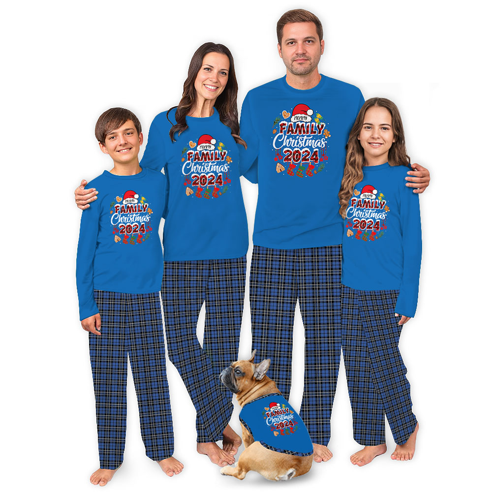 Family Christmas 2024 Custom Name Family Holiday Pajamas Family Christmas 2024 Custom Name Family Holiday Pajamas