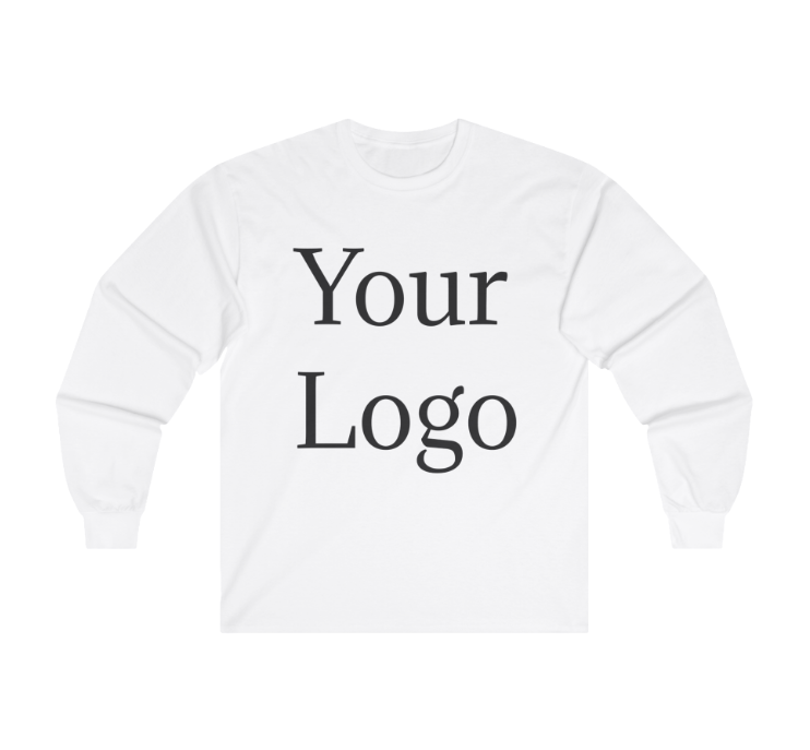Custom Your Logo Long Sleeve Shirt Custom Your Logo Long Sleeve Shirt