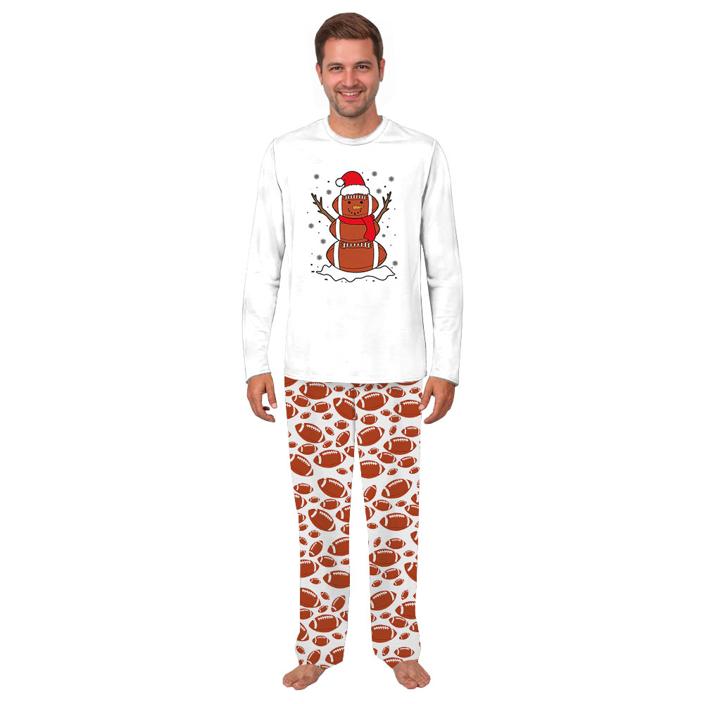 Matching Family Football Themed Christmas Pajamas