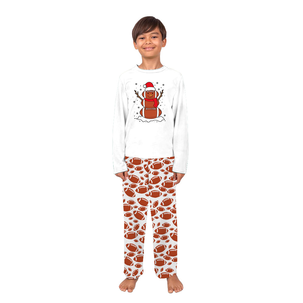 Matching Family Football Themed Christmas Pajamas