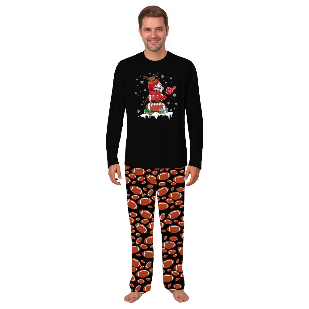 Unique Matching Christmas PJs For Football Lovers Unique Matching Christmas PJs For Football Lovers