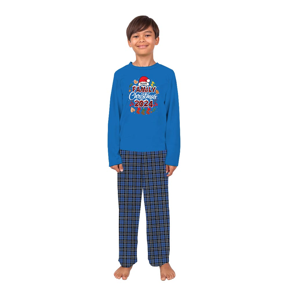 Family Christmas 2024 Custom Name Family Holiday Pajamas Family Christmas 2024 Custom Name Family Holiday Pajamas