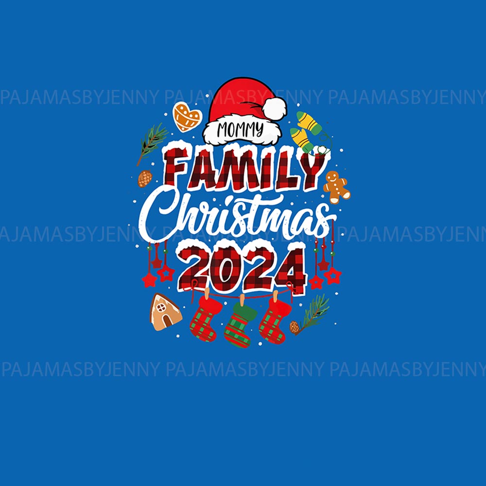 Family Christmas 2024 Custom Name Family Holiday Pajamas Family Christmas 2024 Custom Name Family Holiday Pajamas