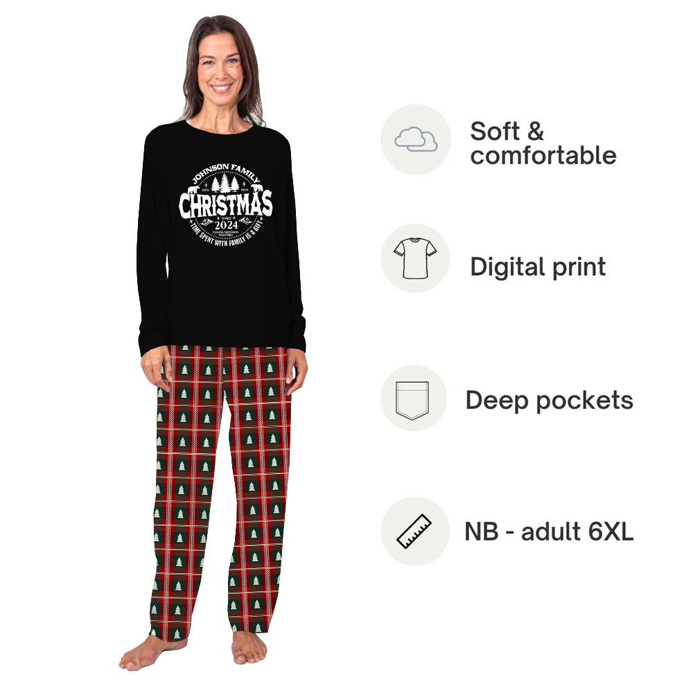 Family Making Memories Together 2024 With Name Matching Pajamas Family Making Memories Together 2024 With Name Matching Pajamas