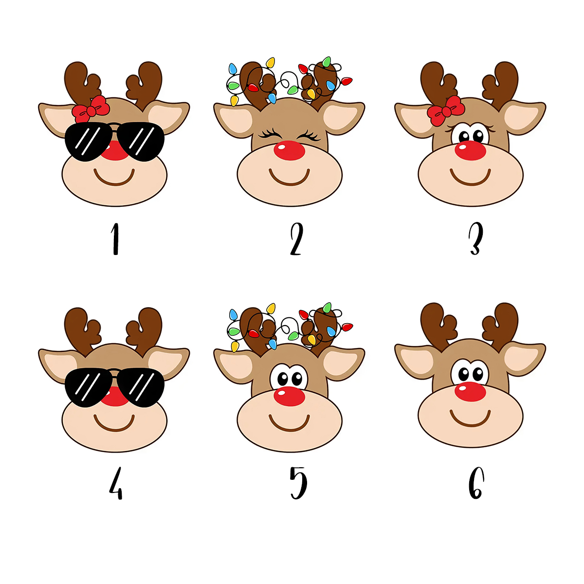 Personalized Festive Reindeer Pajamas For Adults and Kids Personalized Festive Reindeer Pajamas For Adults and Kids