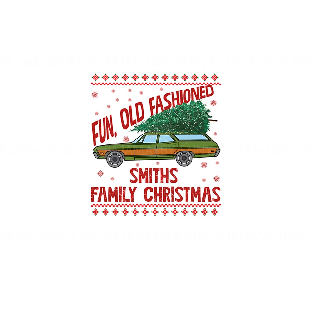 Custom Fun Old Fashioned Family Christmas Matching Dog And Owner Holiday Pajamas