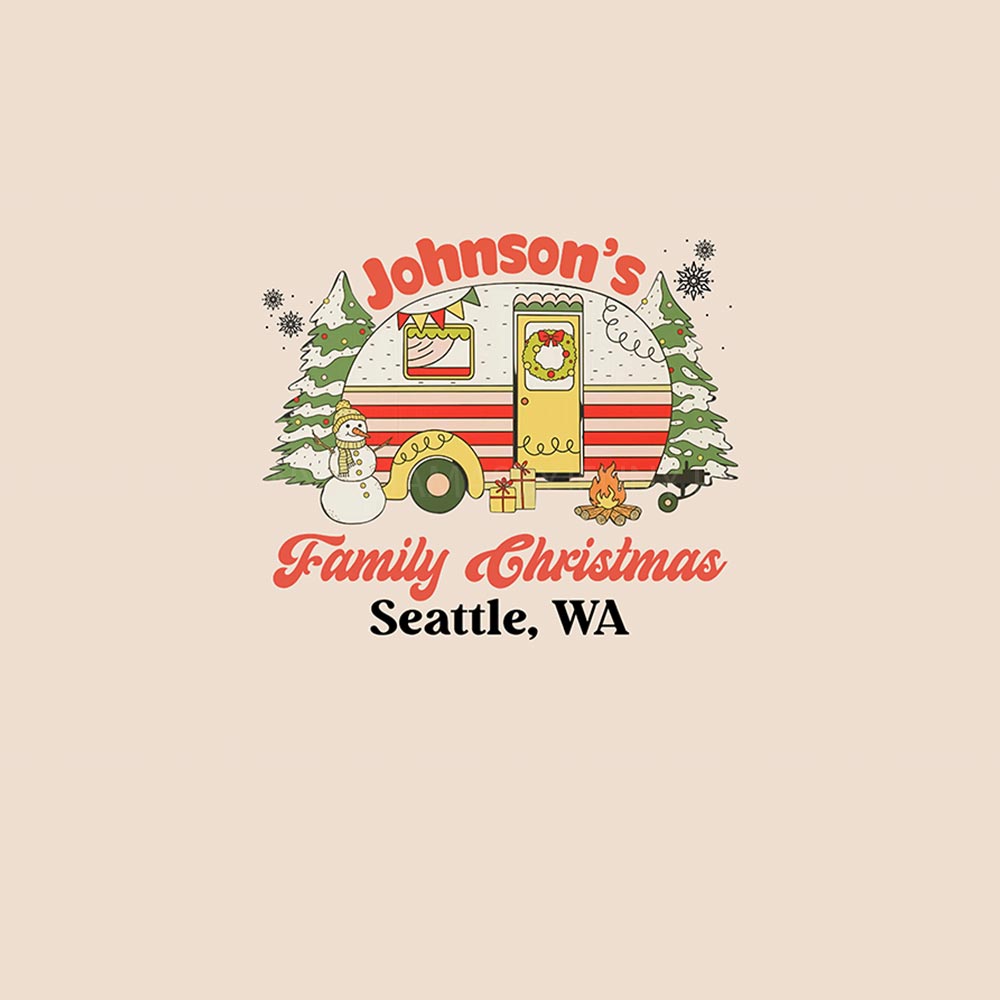 Family Camping Christmas Matching Pajamas With Name Family Camping Christmas Matching Pajamas With Name