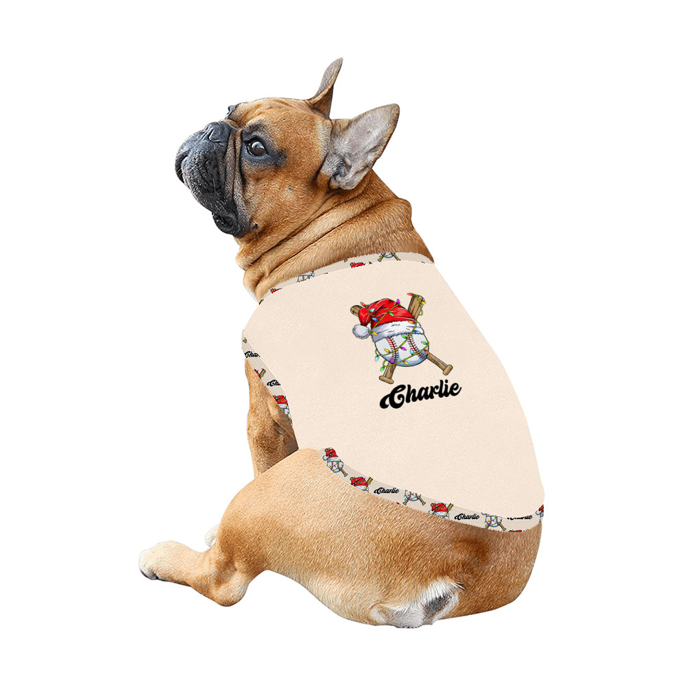 Customized Christmas Baseball Family Pajamas With Name Customized Christmas Baseball Family Pajamas With Name