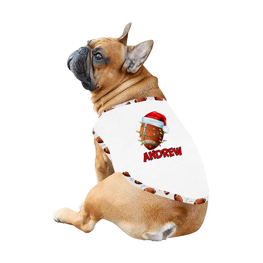 Custom Name Football Theme Christmas PJs For Men Women Custom Name Football Theme Christmas PJs For Men Women