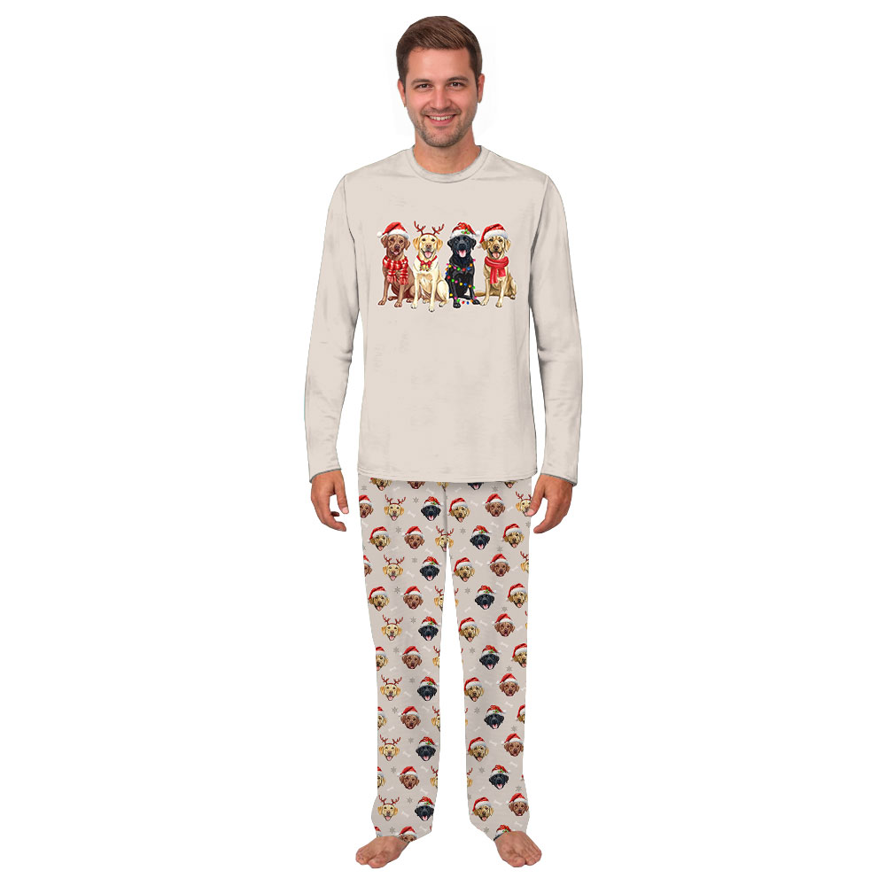 Festive Christmas Dogs Pajamas For Adults and Kids Festive Christmas Dogs Pajamas For Adults and Kids