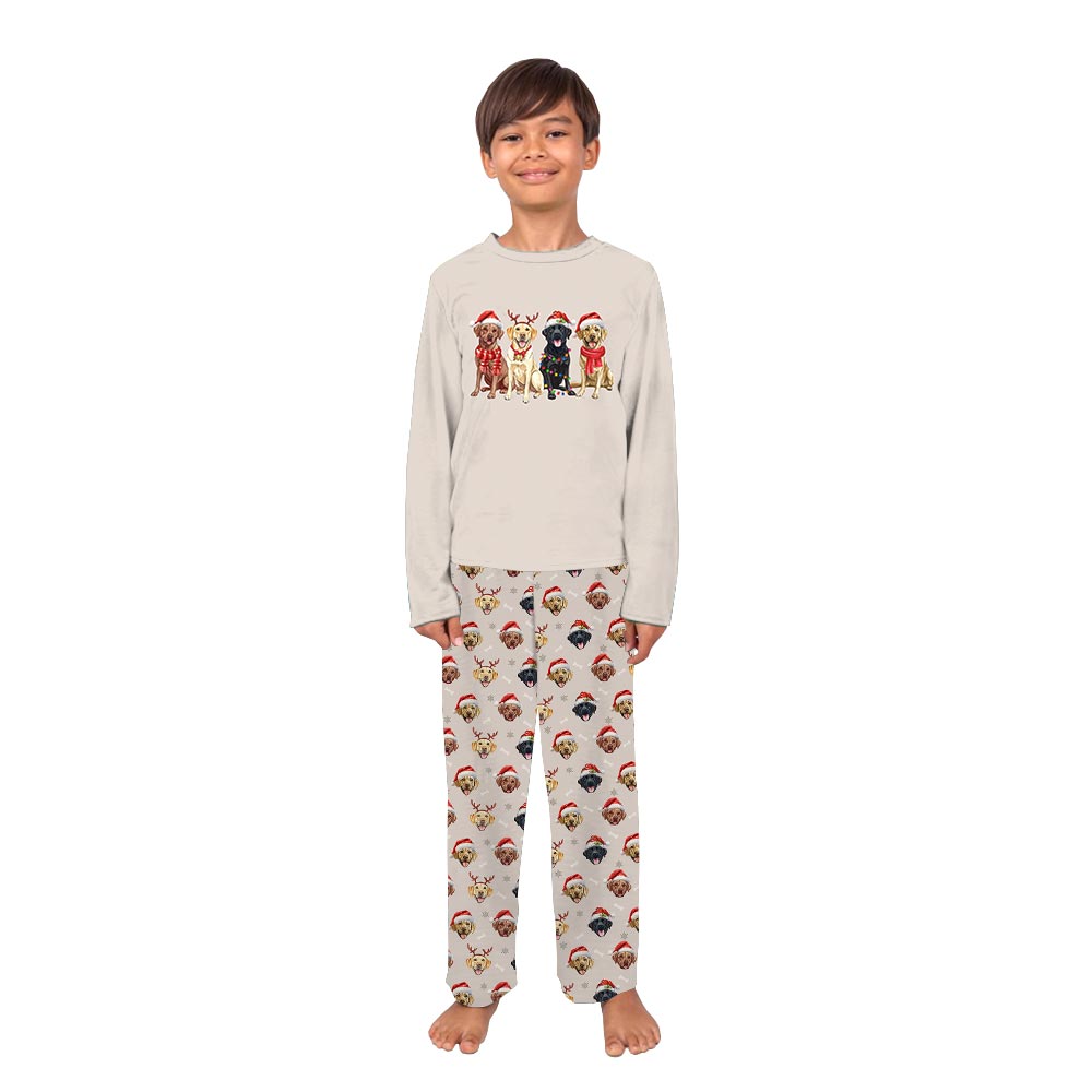Festive Christmas Dogs Pajamas For Adults and Kids Festive Christmas Dogs Pajamas For Adults and Kids