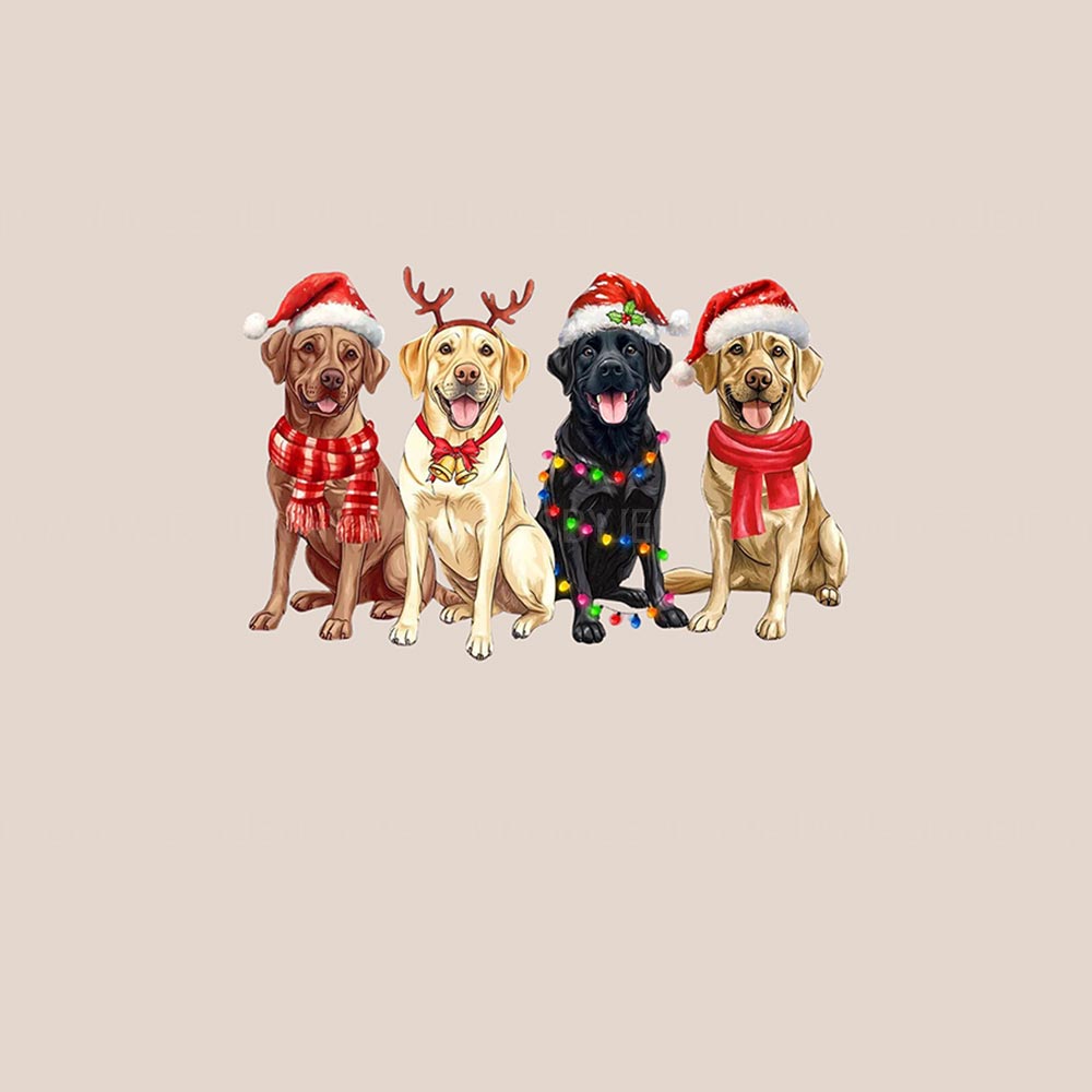 Festive Christmas Dogs Pajamas For Adults and Kids Festive Christmas Dogs Pajamas For Adults and Kids
