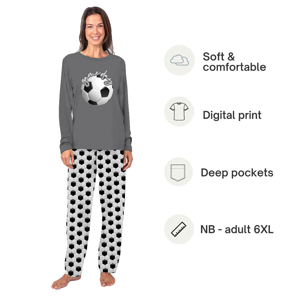 Unique Game Day Soccer Team Pajamas Pants And Tops Unique Game Day Soccer Team Pajamas Pants And Tops