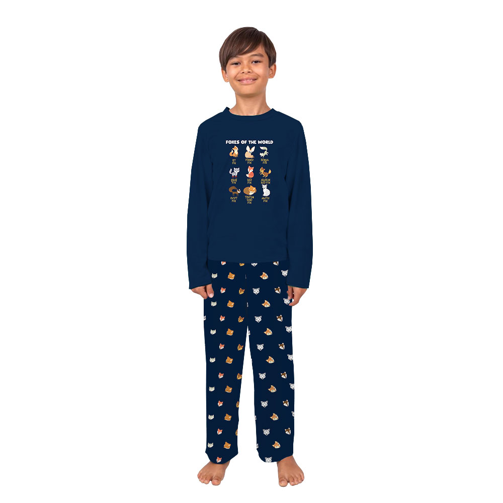 Unique Fox Print Family Pajamas Sets For Adults And Kids Unique Fox Print Family Pajamas Sets For Adults And Kids