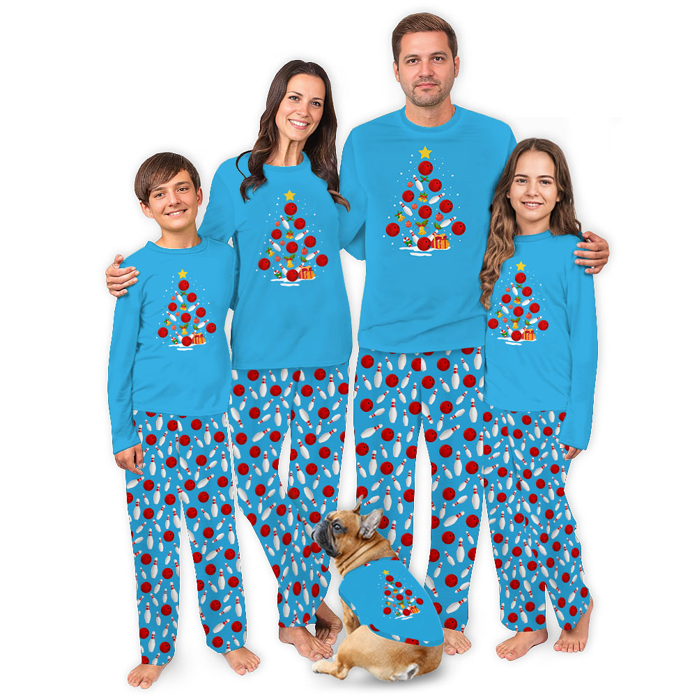 Bowling Theme PJs Top And Bottoms For Sport Lovers Bowling Theme PJs Top And Bottoms For Sport Lovers