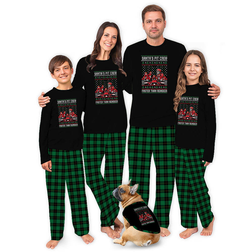 Christmas Race Crew Pit Family Holiday Pajamas Christmas Race Crew Pit Family Holiday Pajamas