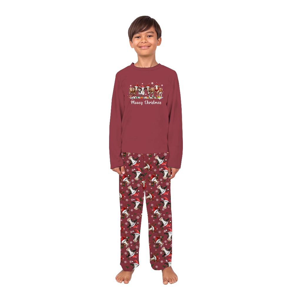 Cow Lover Matching Family Pajamas For Christmas