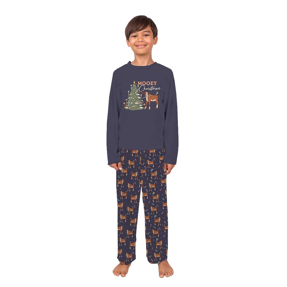 Christmas Cow Family Holiday Pajamas Christmas Cow Family Holiday Pajamas