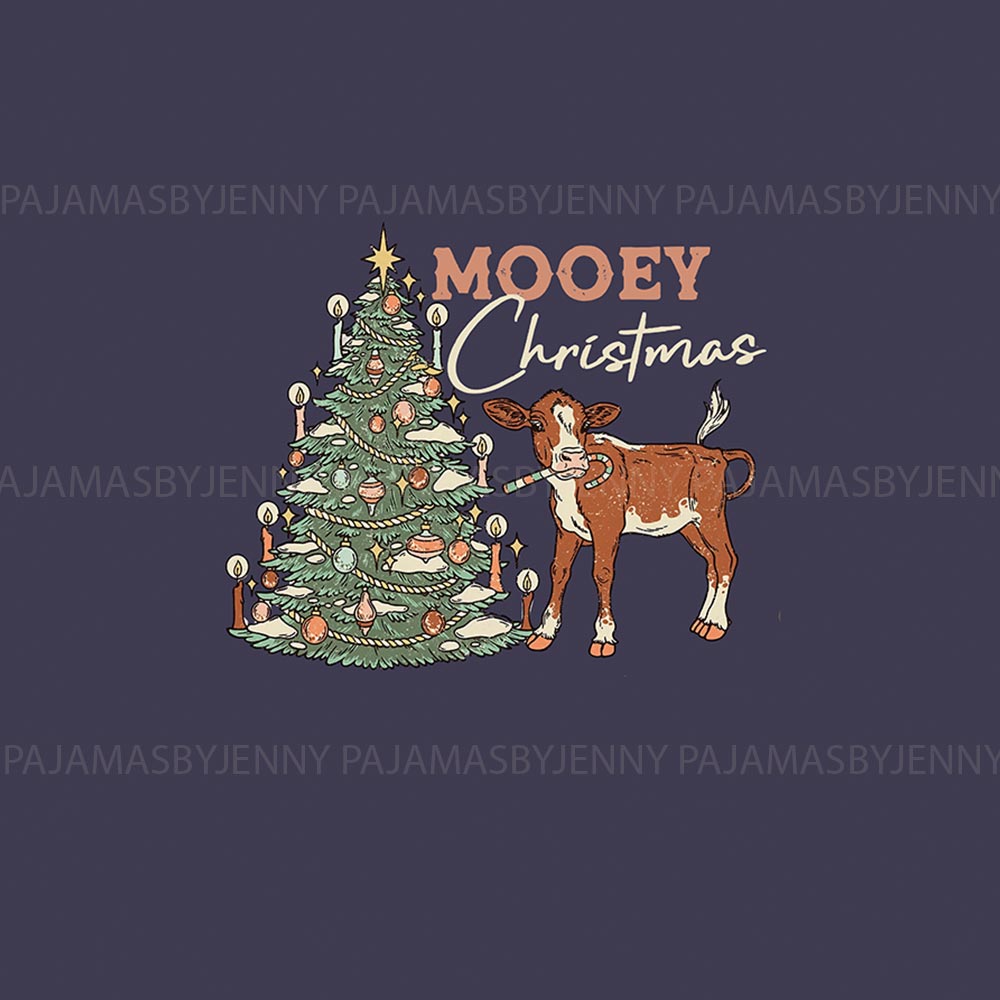 Christmas Cow Family Holiday Pajamas Christmas Cow Family Holiday Pajamas