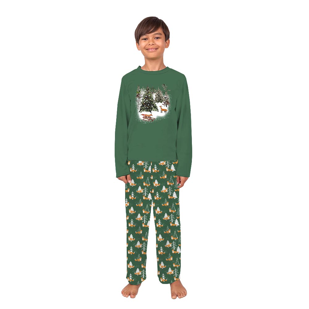 Fox Christmas Matching Dog And Owner Holiday Pajamas Fox Christmas Matching Dog And Owner Holiday Pajamas