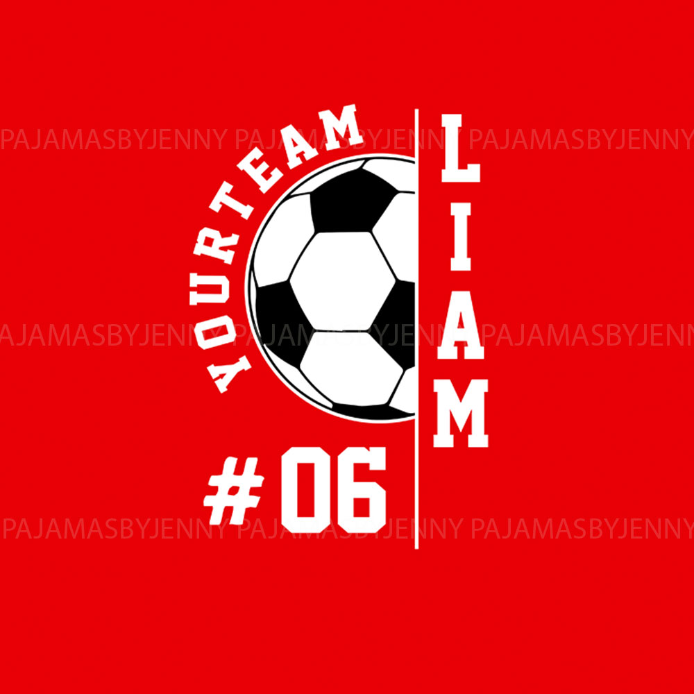 Personalized Soccer Team Pajama Sets For Christmas