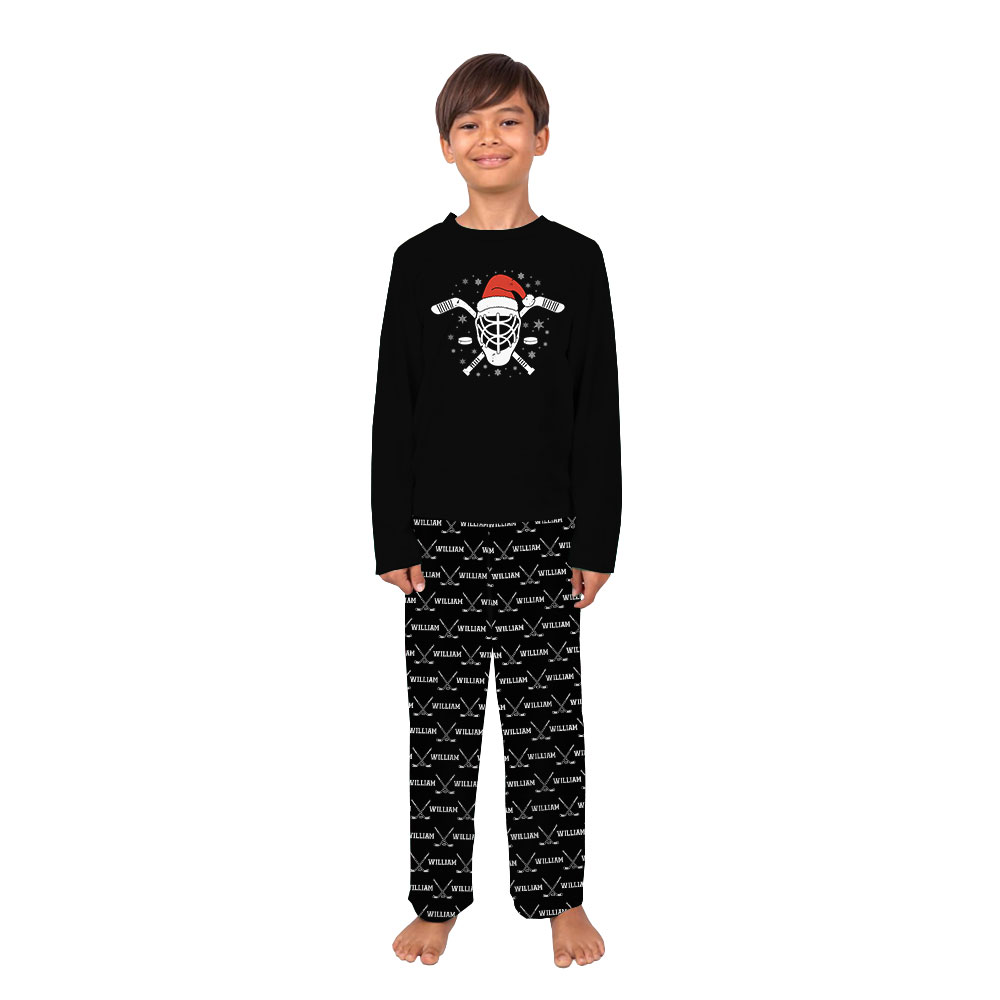 Unique Custom Name Ice Hockey Players Pajamas For Xmas