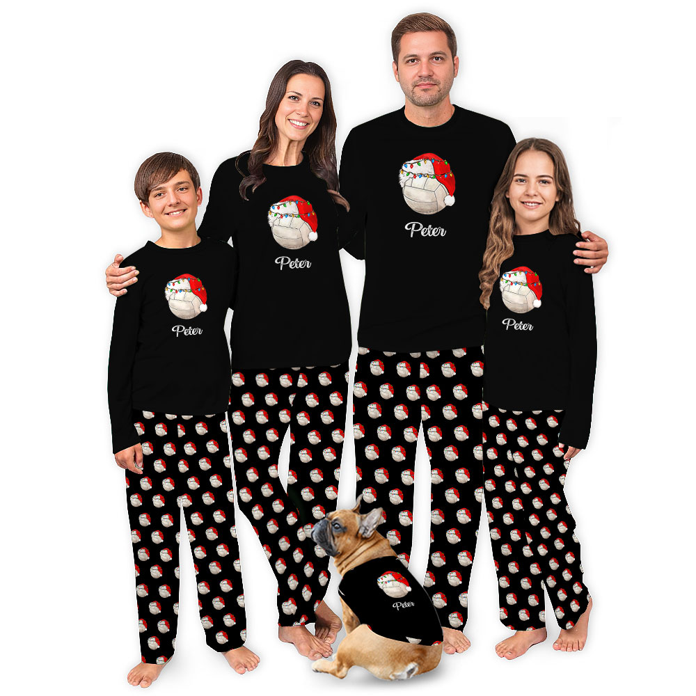 Custom Your Favorite Sport Pajamas For Christmas With Name