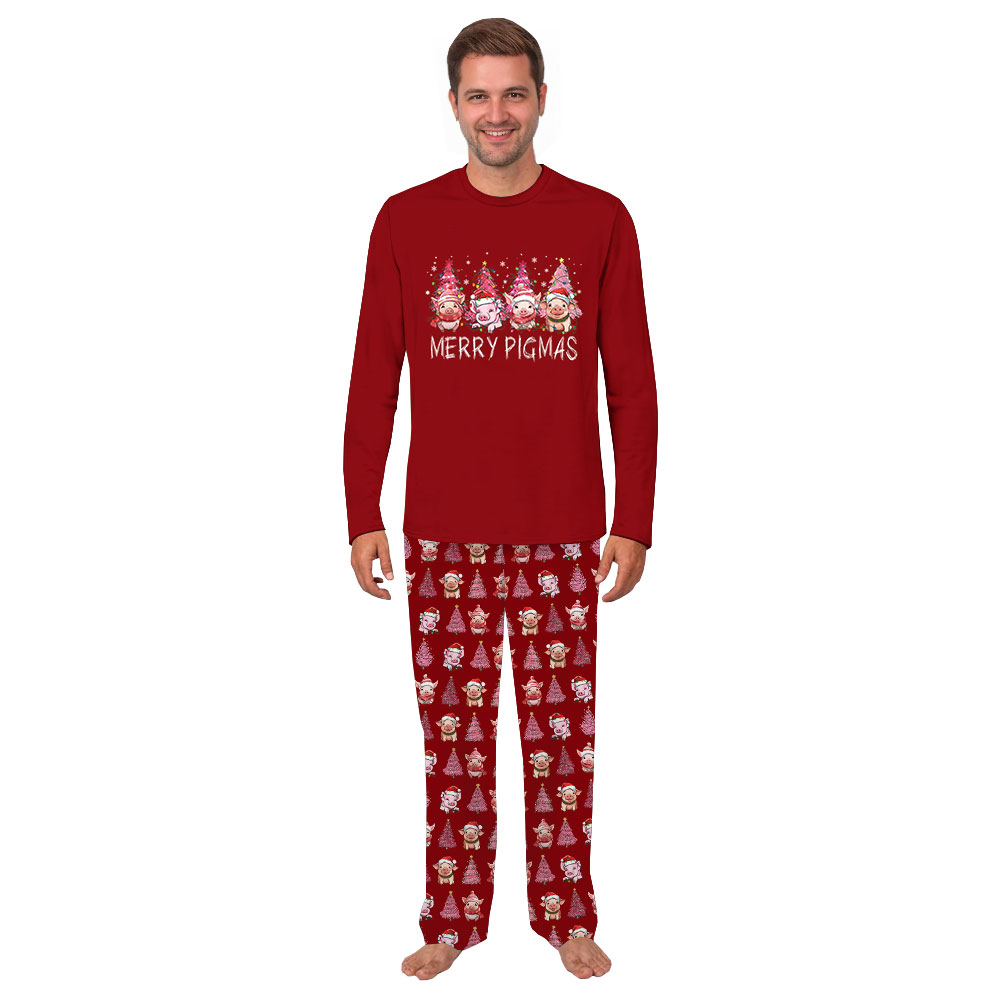 Merry Pigmas Matching Dog And Owner Holiday Pajamas Merry Pigmas Matching Dog And Owner Holiday Pajamas