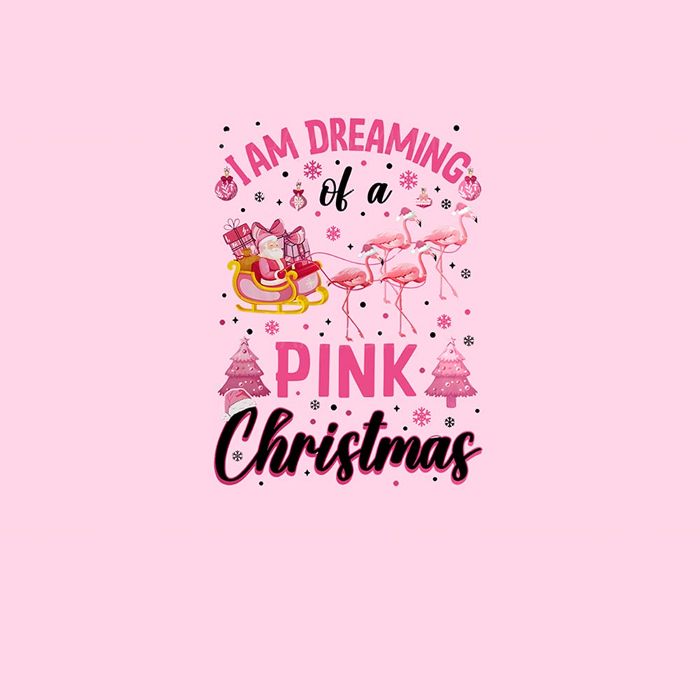 Dreaming Of A Pink Christmas Flamingo Pajamas For Adults and Kids Dreaming Of A Pink Christmas Flamingo Pajamas For Adults and Kids
