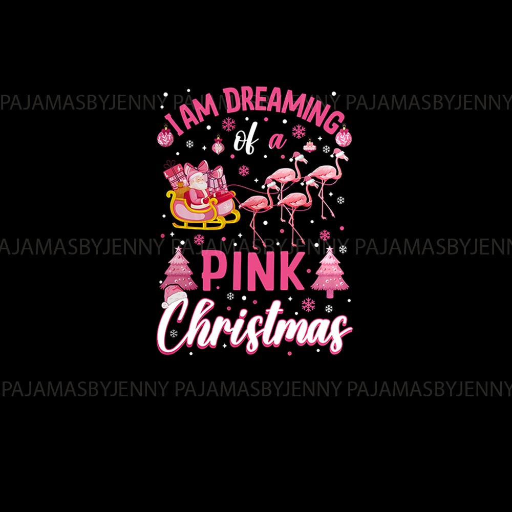 Flamingo Dreaming Of A Pink Christmas Family Matching Pajamas With Dog Flamingo Dreaming Of A Pink Christmas Family Matching Pajamas With Dog