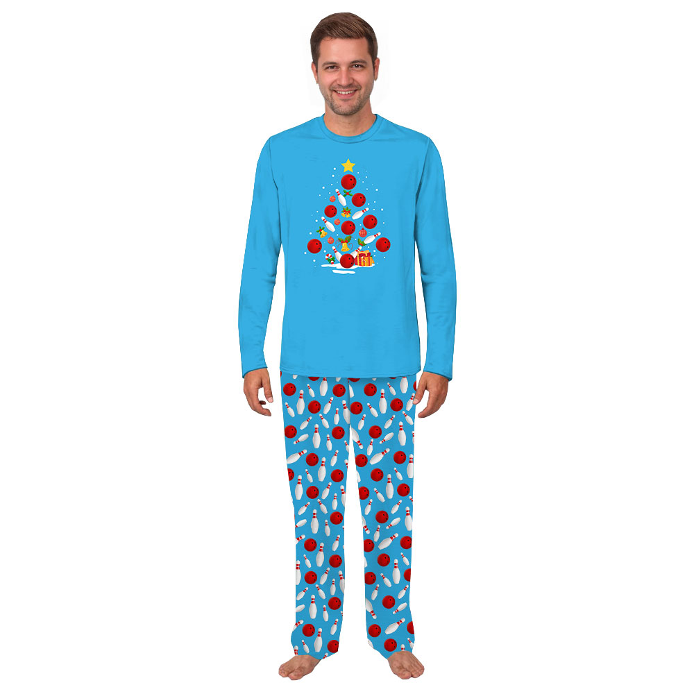 Bowling Theme PJs Top And Bottoms For Sport Lovers Bowling Theme PJs Top And Bottoms For Sport Lovers