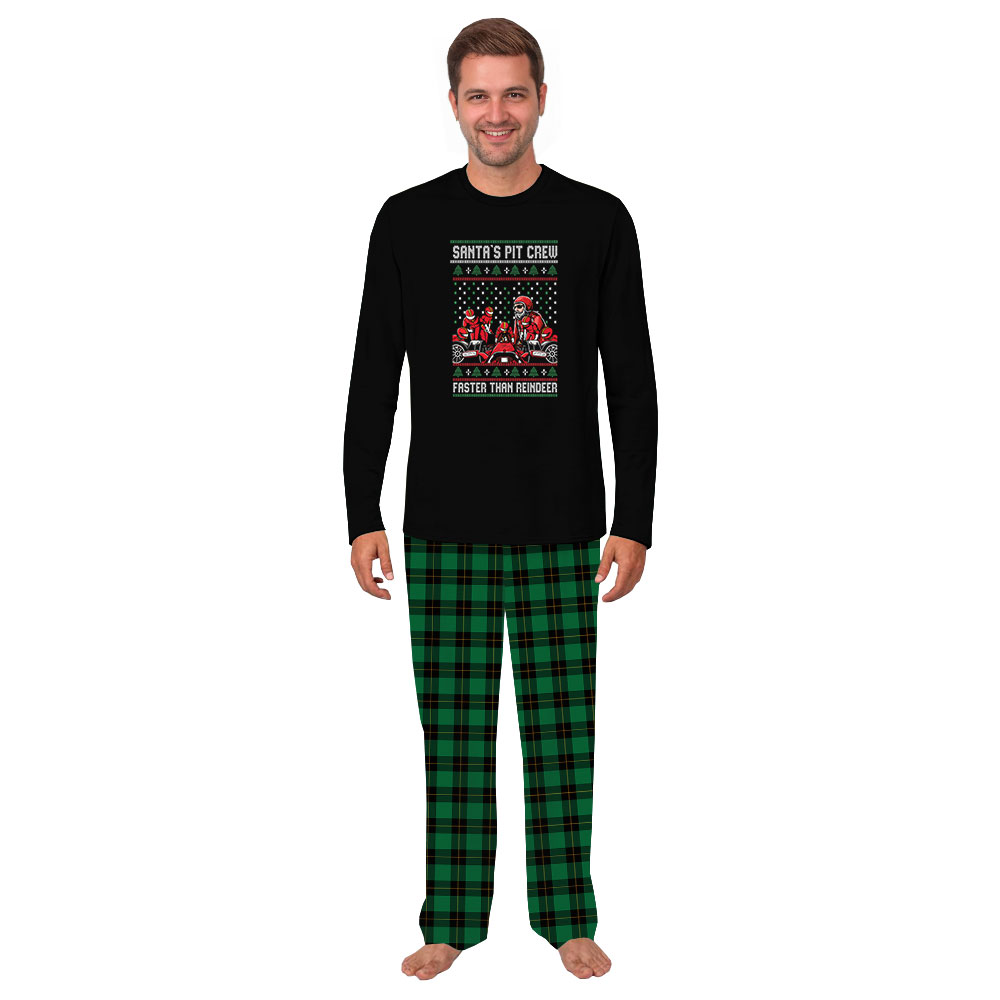 Christmas Race Crew Pit Family Holiday Pajamas Christmas Race Crew Pit Family Holiday Pajamas