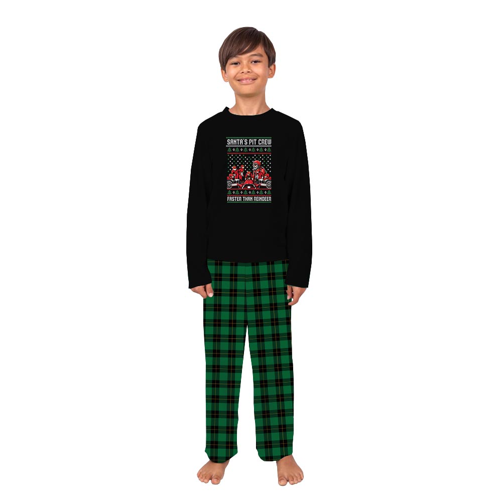 Christmas Race Crew Pit Family Holiday Pajamas Christmas Race Crew Pit Family Holiday Pajamas